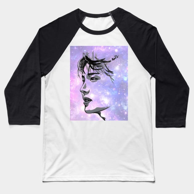 Hope in the Stars Baseball T-Shirt by BangtanStan